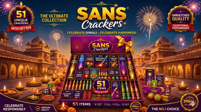 SANS Crackers Mega Gift Box - 51 items